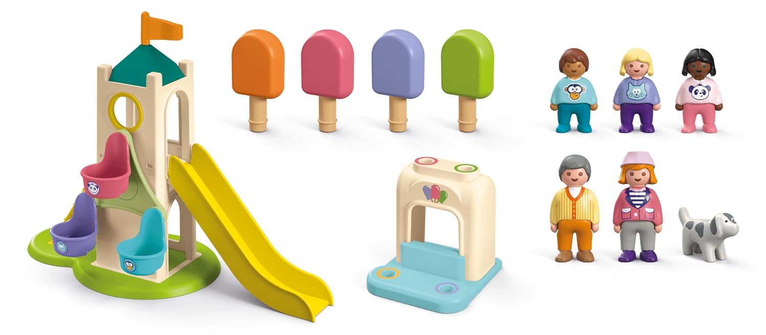 PLAYMOBIL Junior 71703 — Aire de Jeux avec Toboggan géant – Image 7