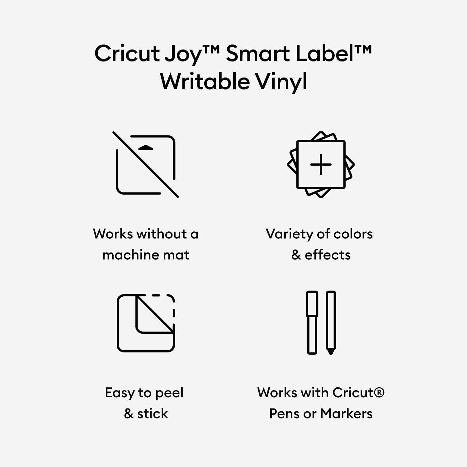 CRICUT Joy — Vinyle Smart Label permanent or x4 feuilles – Image 2