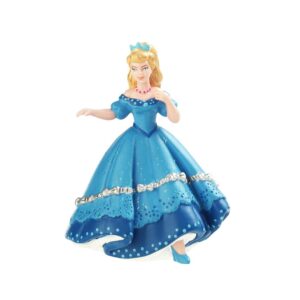 PAPO Monde Enchanté — Figurine Princesse au bal bleue