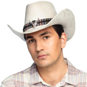 BOLAND Django — Chapeau de cowboy adulte beige