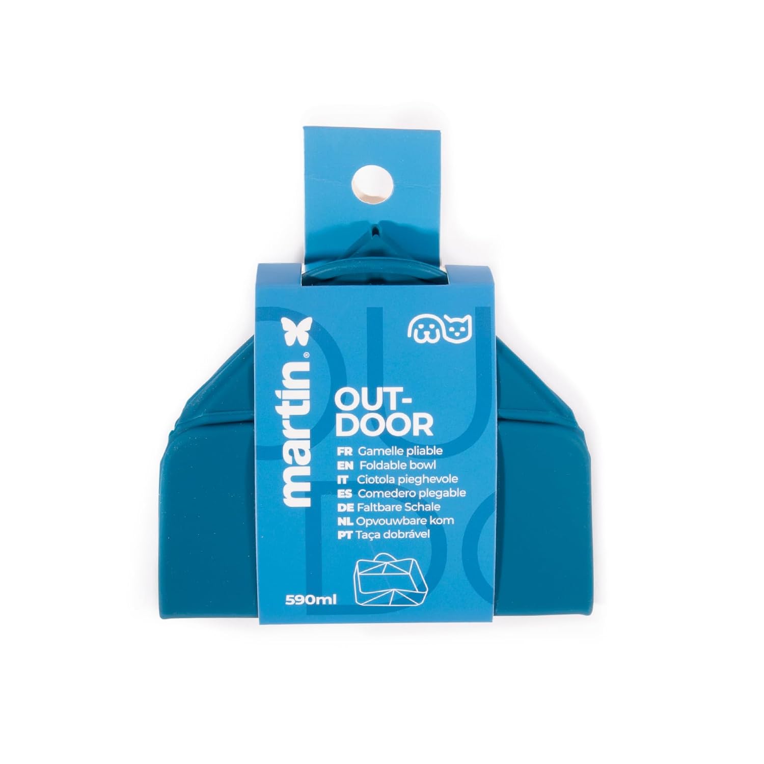 GAMELLE — Bol pliable en silicone 590 ml Bleu – Image 3