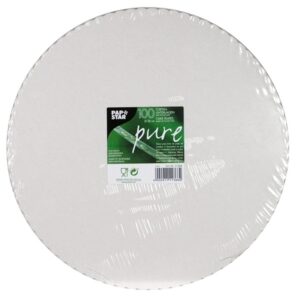 Alternative view of PAPSTAR pure — 100 sous-tartes ronds carton 30 cm blancs