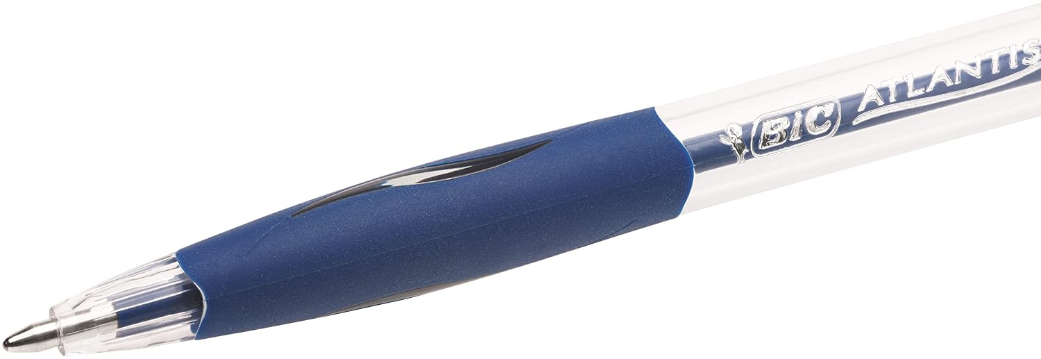 BIC Atlantis Classic — 36 Stylos-Bille Rétractables Bleus – Image 12