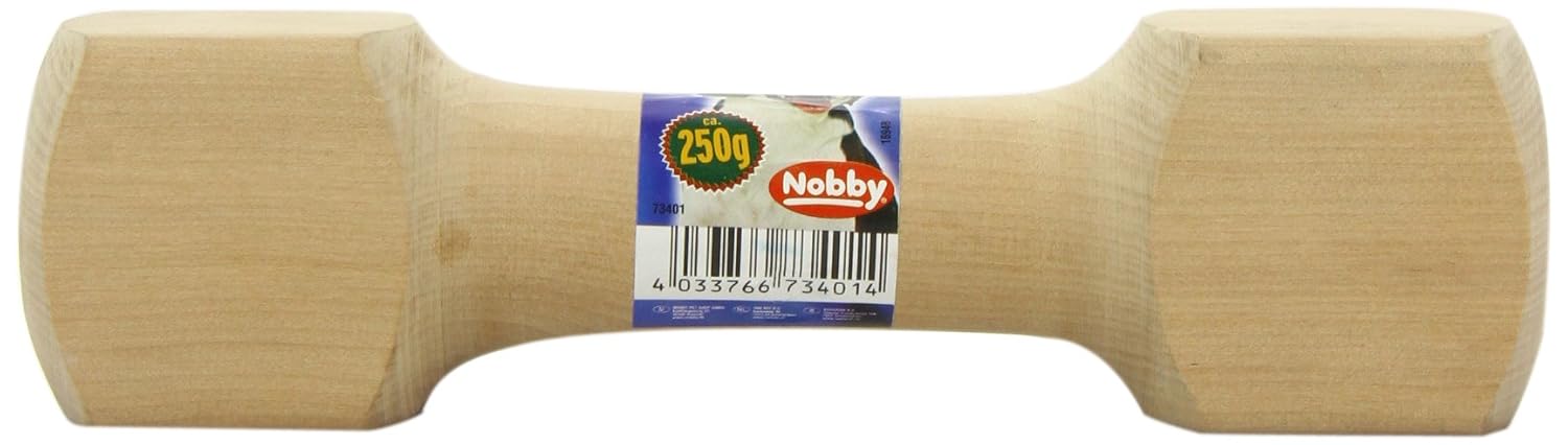 NOBBY — Jouet haltère en bois pour chien 250 g – Image 26