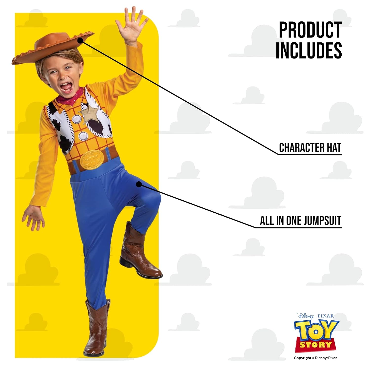 DISNEY Toy Story — Déguisement Woody enfant 5-6 ans – Image 16