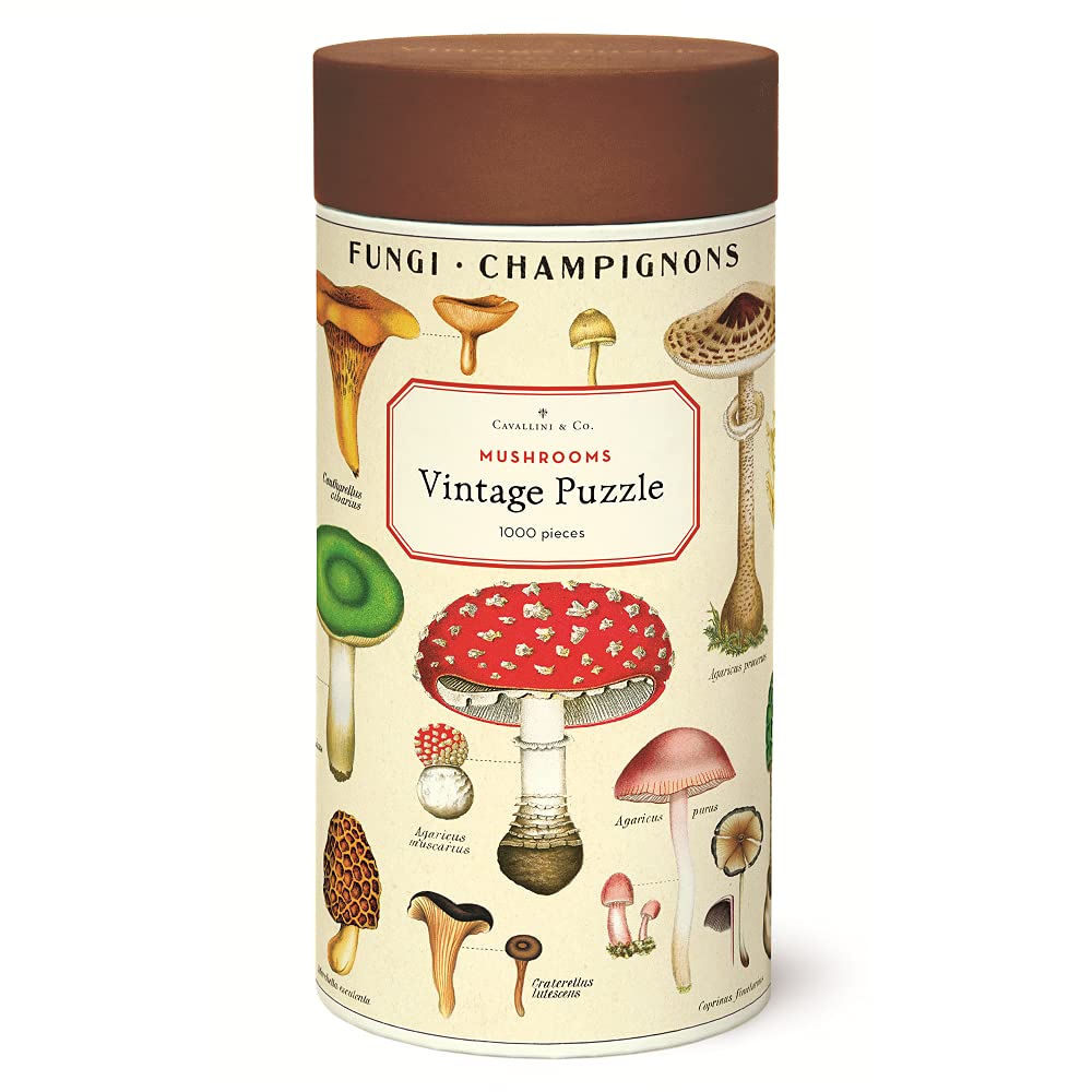 CAVALLINI & CO. — Puzzle 1000 Pièces Champignons Vintage – Image 2