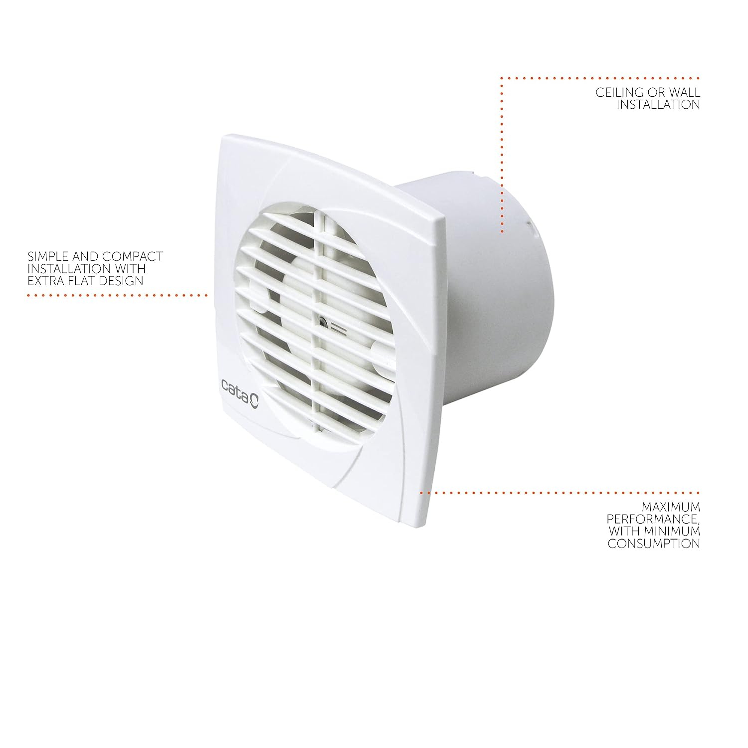 CATA B8 PLUS — Extracteur de salle de bains silencieux 14 cm – Image 35