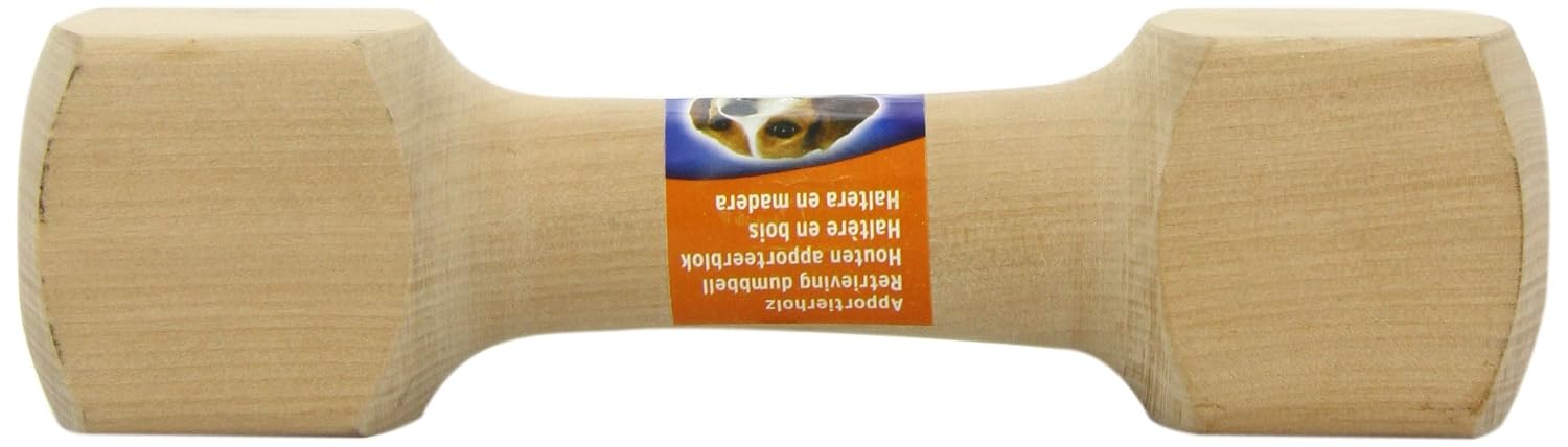 NOBBY — Jouet haltère en bois pour chien 250 g – Image 34