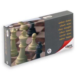 CAYRO — Jeu d’échecs et dames magnétique pliant