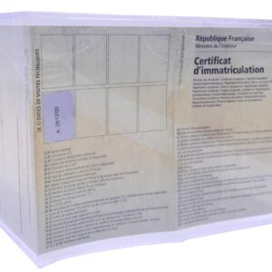 Alternative view of ETUI — Protège-carte grise en PVC transparent