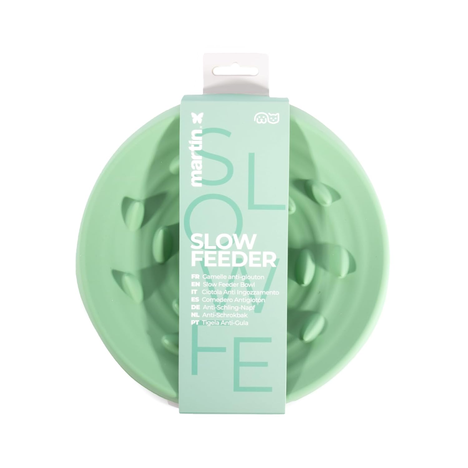 SANS MARQUE — Gamelle anti-glouton 300 ml vert – Image 4