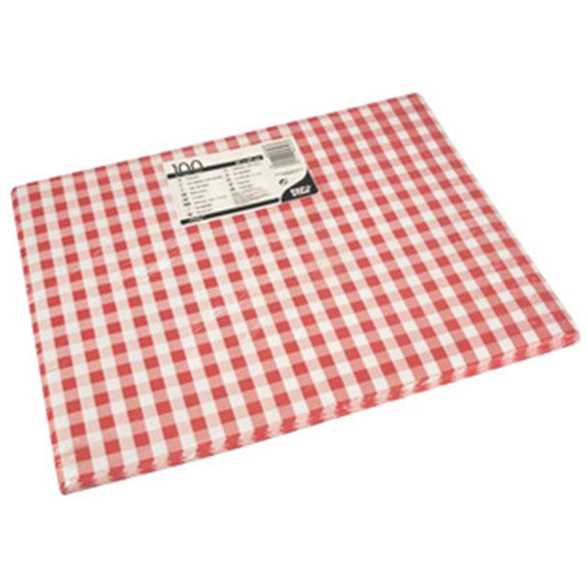 PAPSTAR — Set de table Vichy 400 x 300 mm x100