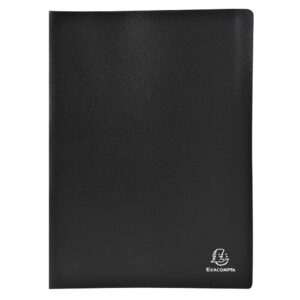 EXACOMPTA OPAK — Protège-documents A4 200 vues noir