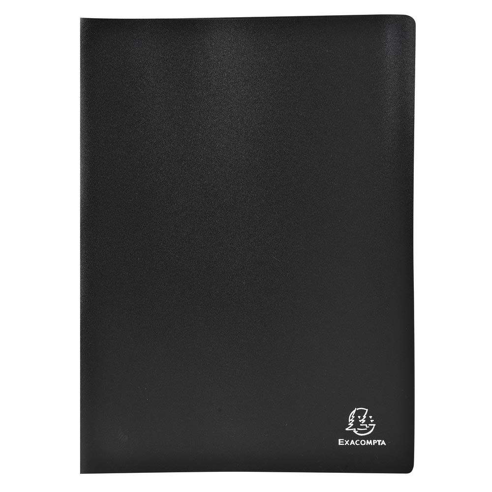 EXACOMPTA OPAK — Protège-documents A4 200 vues noir