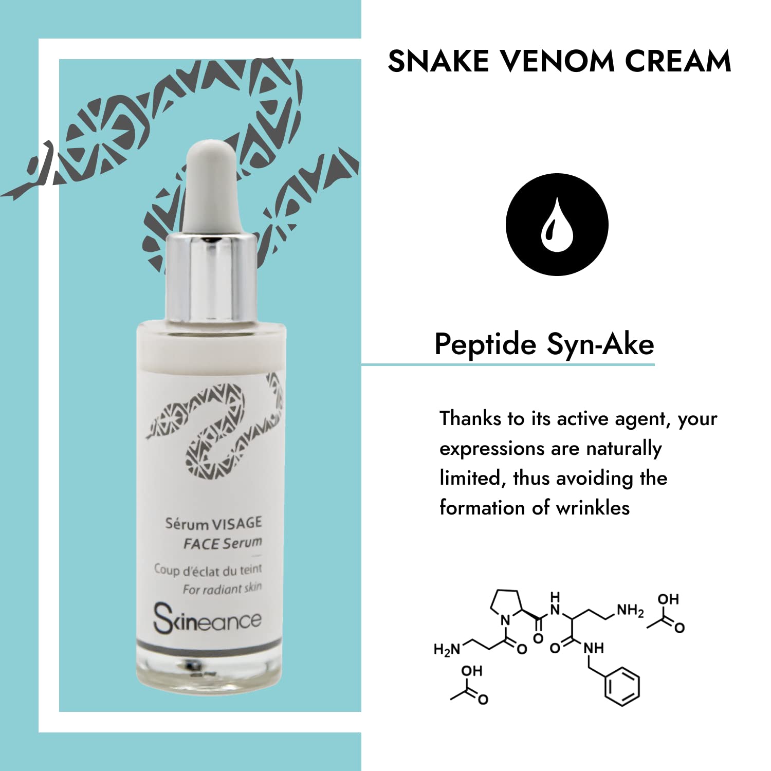 SKINEANCE — Sérum au Syn-Ake 30 ml – Image 2