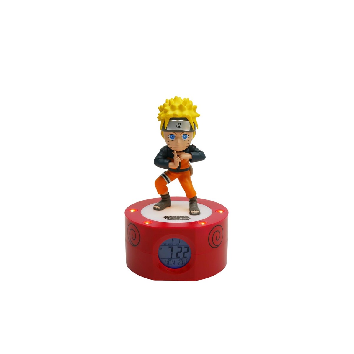TEKNOFUN Naruto Shippuden — Réveil lumineux numérique 18 cm