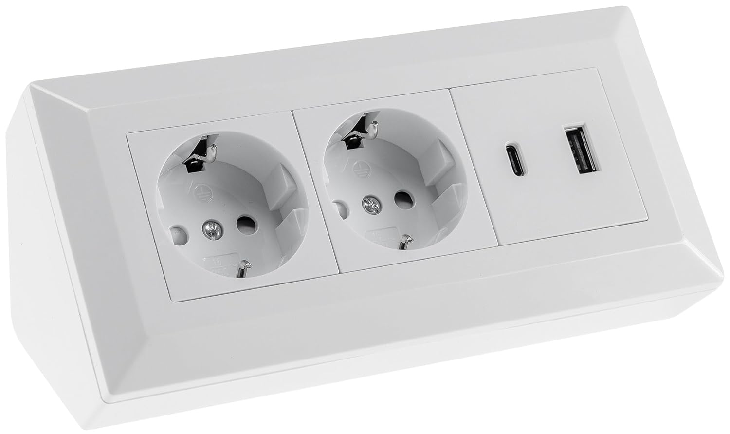 CHILITEC — Bloc multiprise d'angle 2 prises USB-A USB-C PD – Image 5