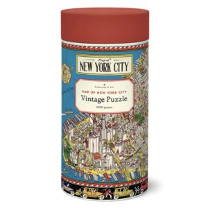 CAVALLINI — Puzzle 1000 pièces carte de New York