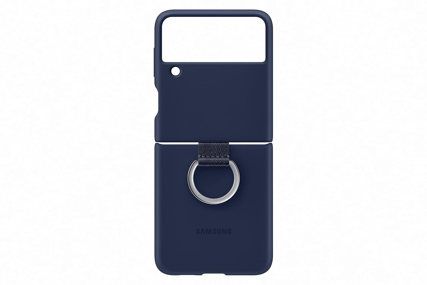 SAMSUNG — Coque Silicone avec anneau pour Galaxy Z Flip3 Bleu – Image 3