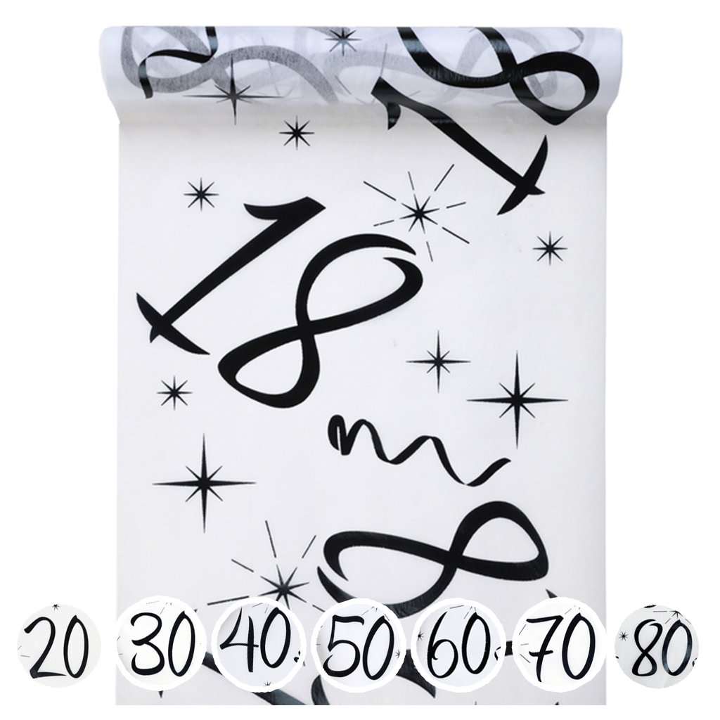 SANTEX — Chemin de Table 40e Anniversaire 30 cm x 5 m – Image 2