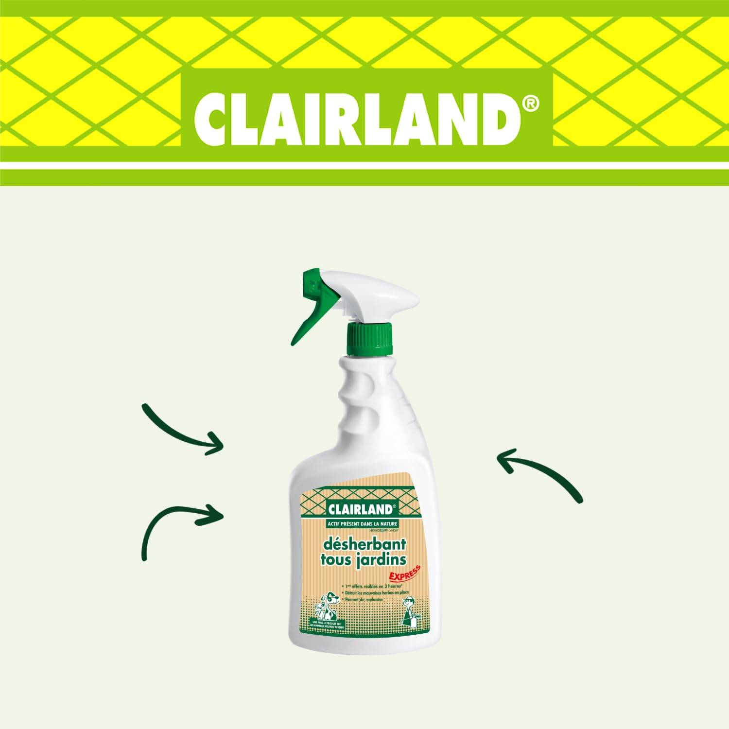 CLAIRLAND — Désherbant Tous Jardins Prêt à l'emploi 900ml – Image 8
