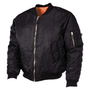 MFH MA1 — Blouson aviateur noir taille L