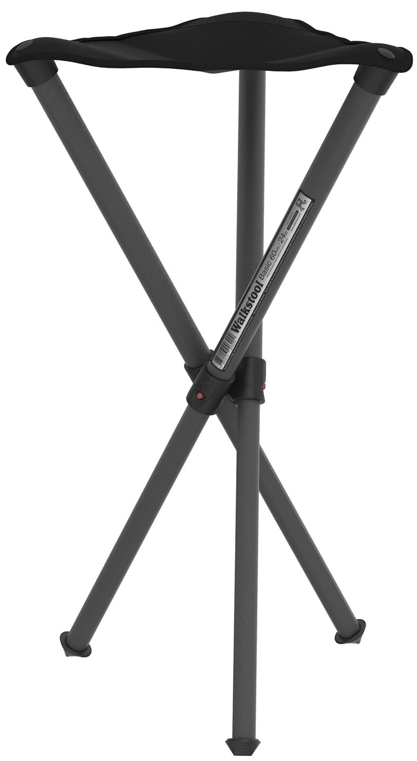 WALKSTOOL Basic — Tabouret Pliant 3 Pieds 60 cm