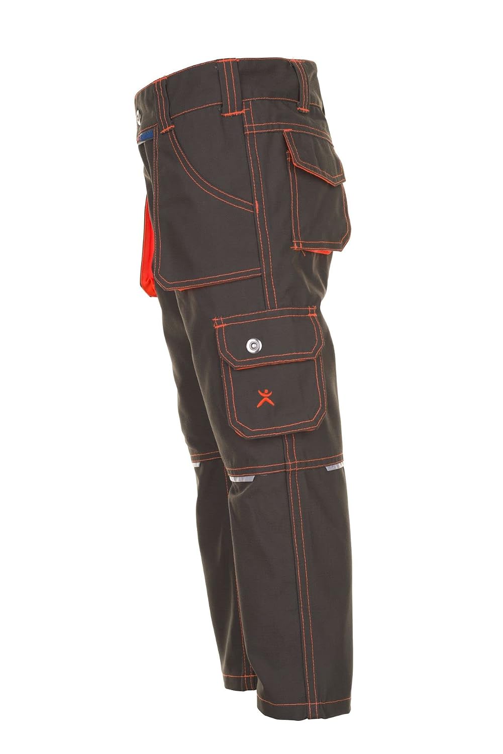 PLANAM Basalte — Pantalon junior enfant olive/orange 110-116 – Image 3