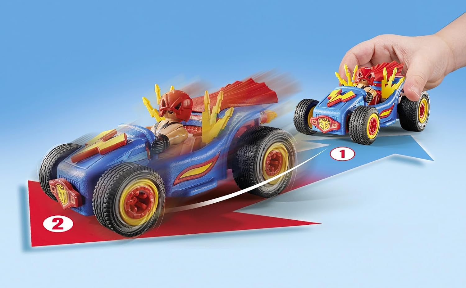 PLAYMOBIL Funstars 71632 — Catcheur et kart à rétrofriction – Image 28