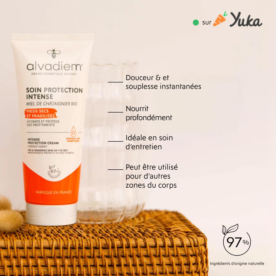 ALVADIEM — Soin protection intense pieds très secs 100 ml – Image 4