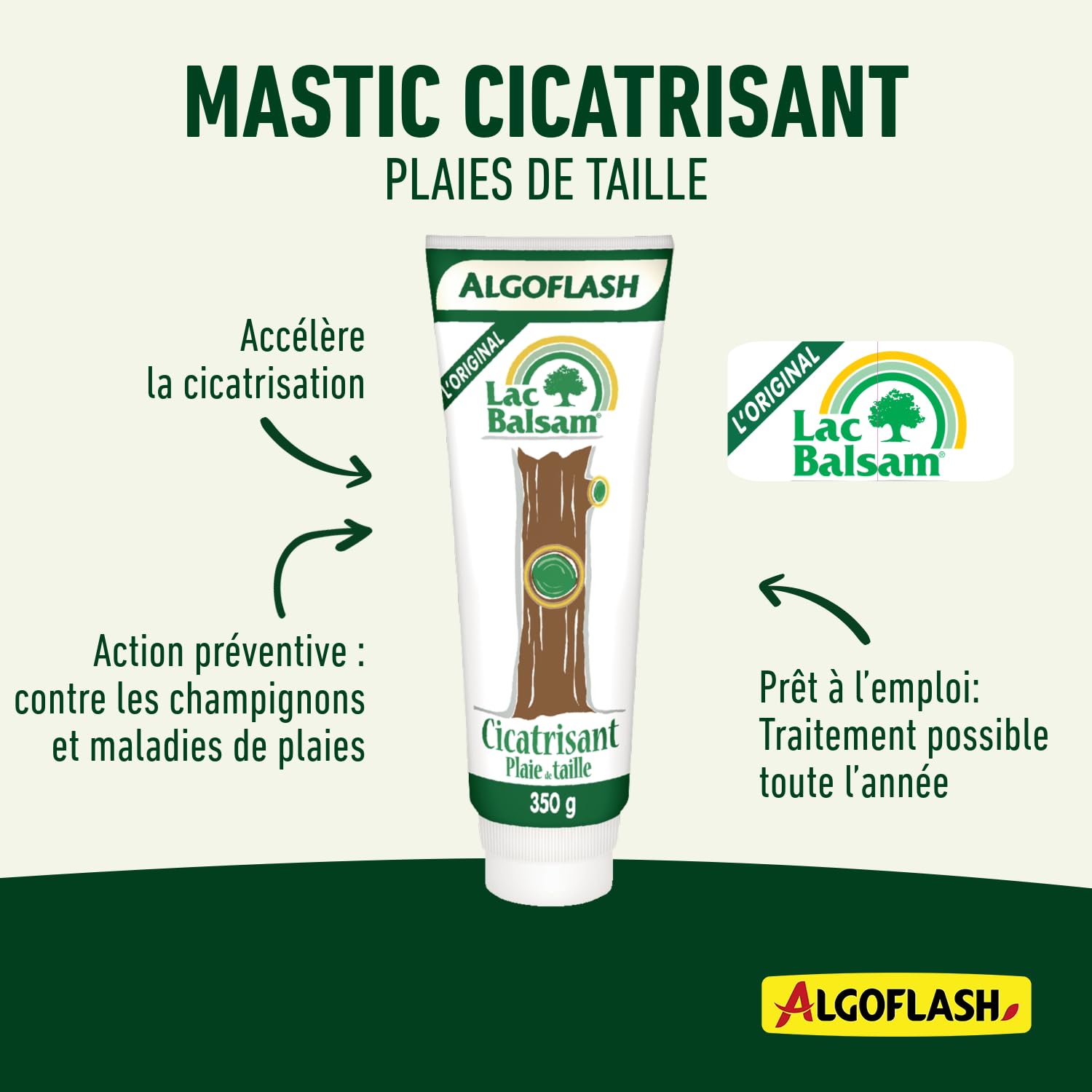 ALGOFLASH Lacbalsam — Mastic Cicatrisant 350 g – Image 5