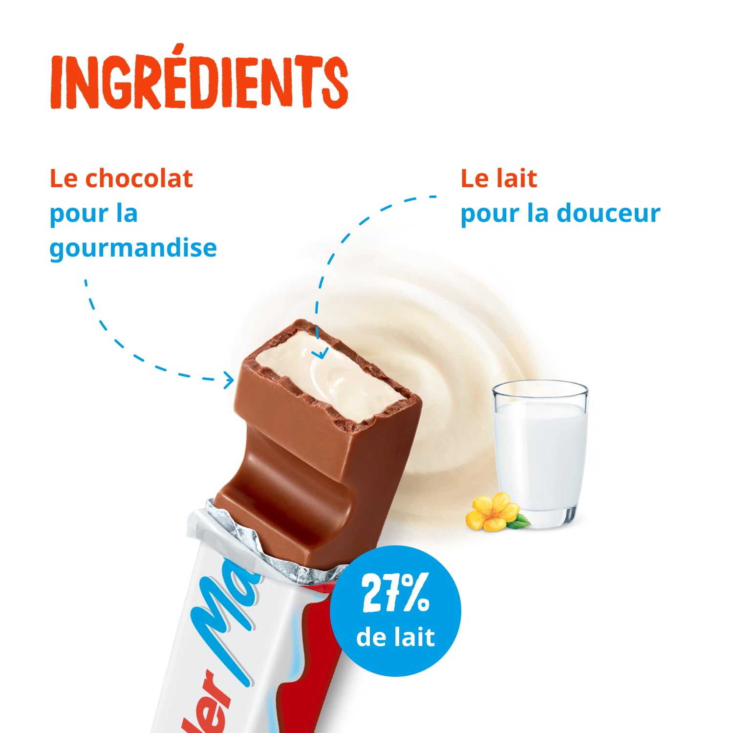 KINDER Maxi — Barres chocolatées cœur lait x36 21g – Image 11