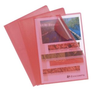 Alternative view of EXACOMPTA — Lot de 10 Pochettes Coins A4 rouges