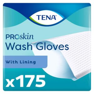 Gants de toilette plastifiés - Tena