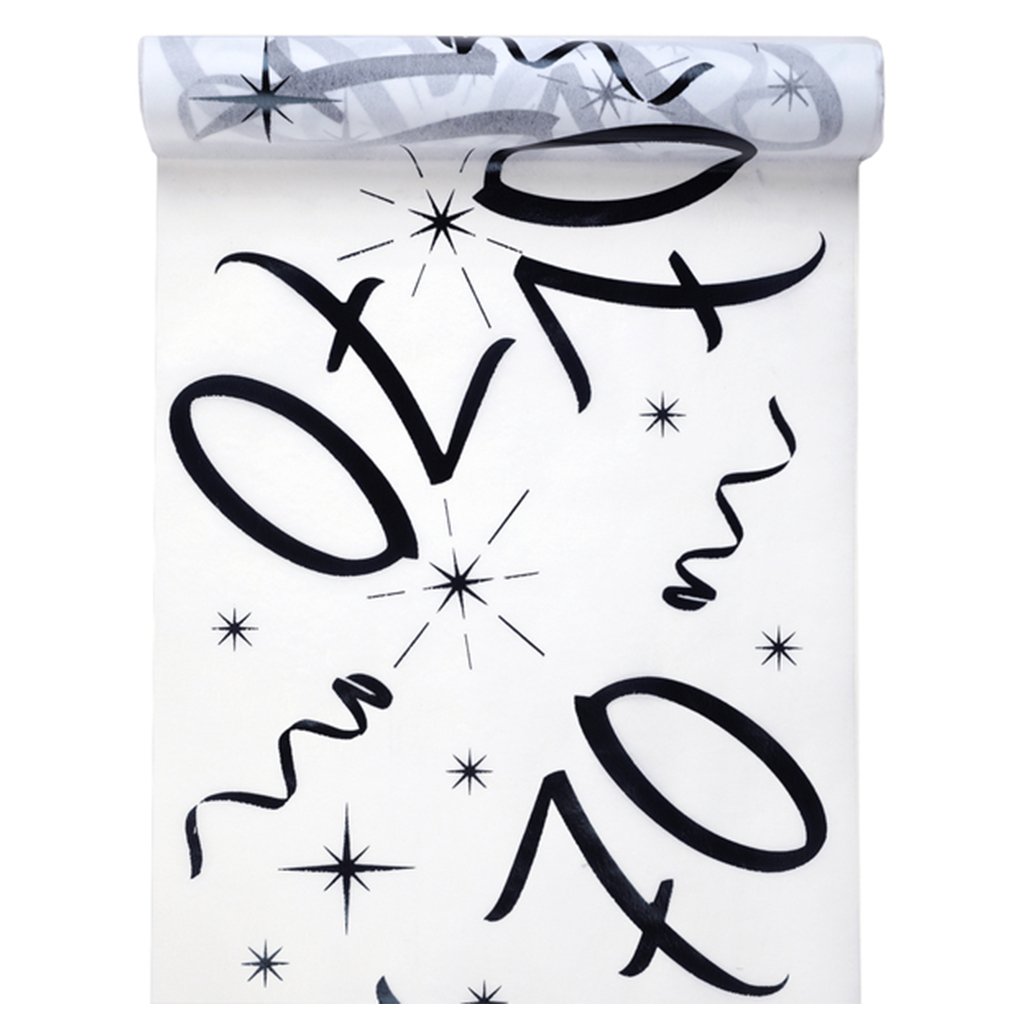 SANTEX — Chemin de table anniversaire 70 ans 5 m x 30 cm – Image 5