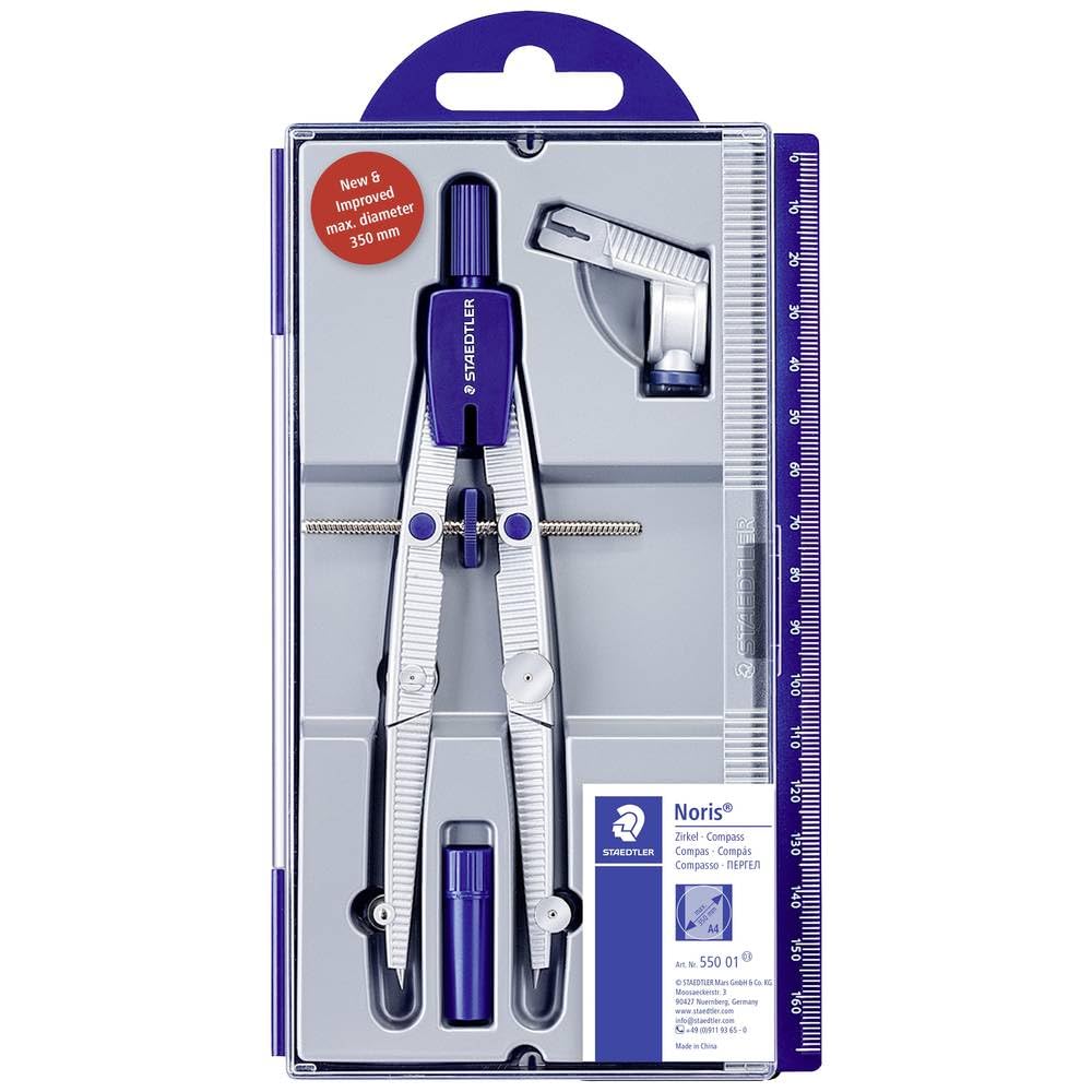 STAEDTLER Noris 550 — Compas scolaire de précision
