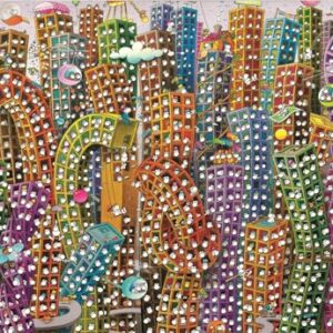 Alternative view of CLEMENTONI Mordillo The Jungle — Puzzle 2000 pièces