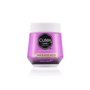 CUTEX — Pot à éponge Twist & Scrub