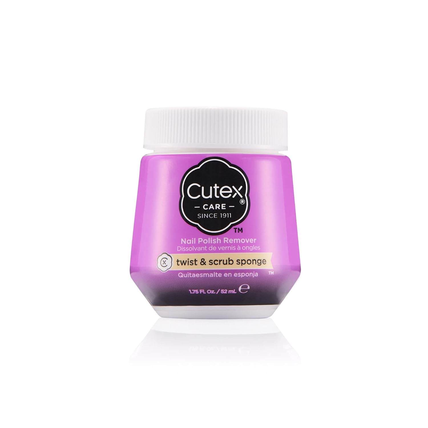 CUTEX — Pot à éponge Twist & Scrub