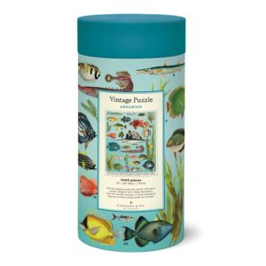 Alternative view of CAVALLINI — Puzzle 1000 pièces Vintage Aquarium
