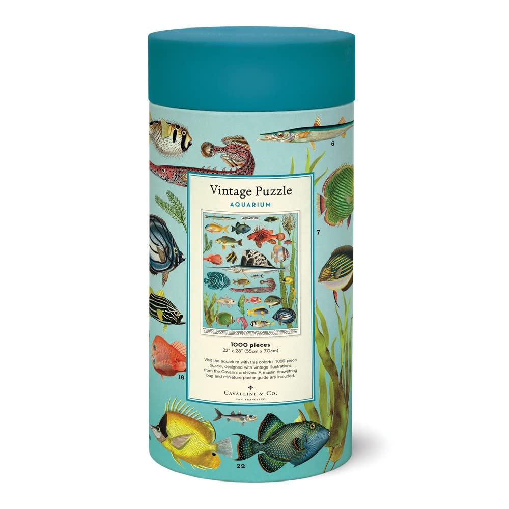 CAVALLINI — Puzzle 1000 pièces Vintage Aquarium – Image 2