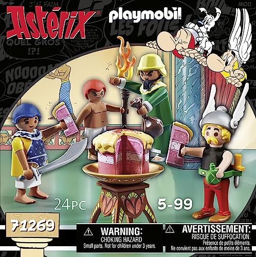 PLAYMOBIL Astérix 71269 — Le gâteau empoisonné d'Amonbofis – Image 53