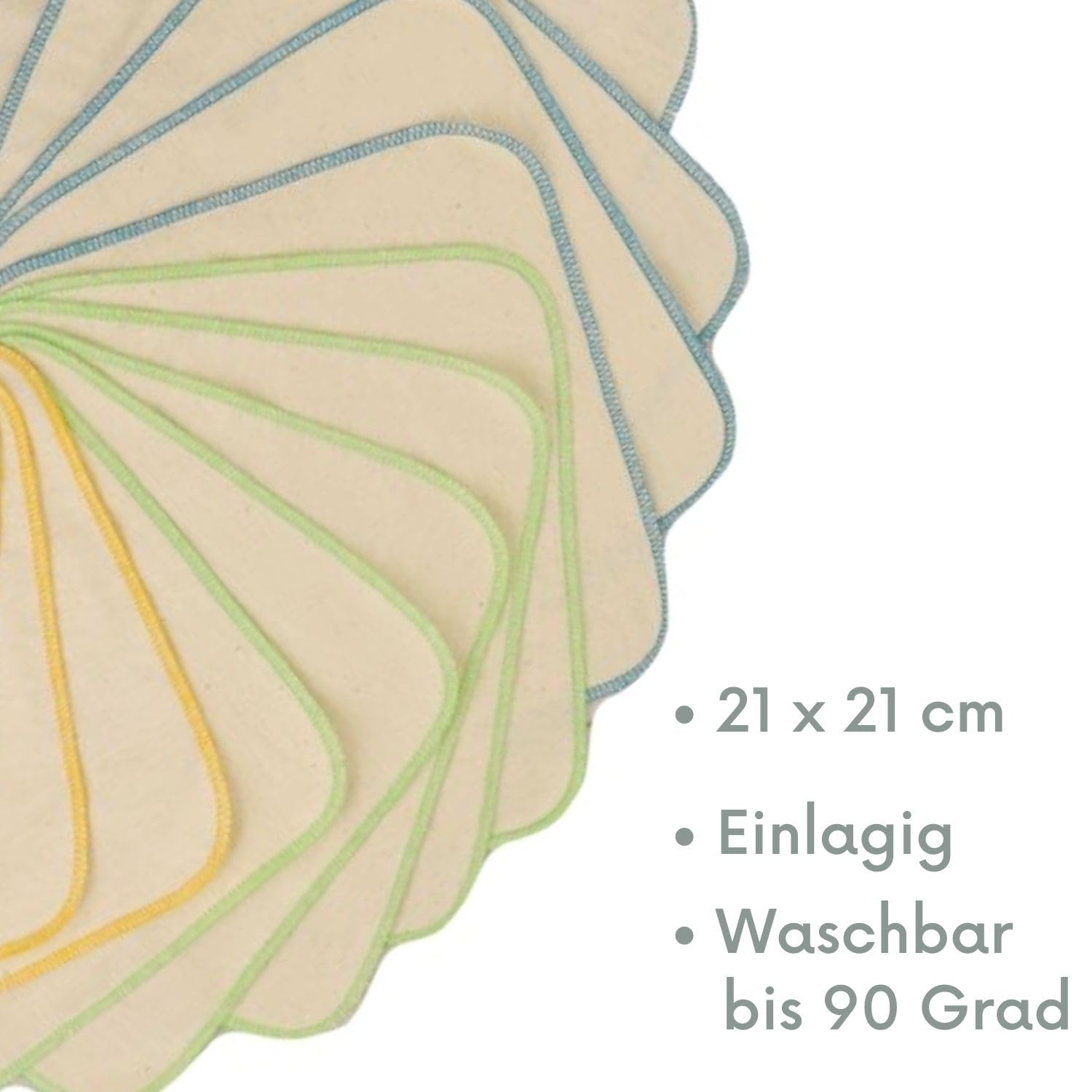 AVO + CADO — Lot de 15 Gants de Toilette en Flanelle Bio – Image 23