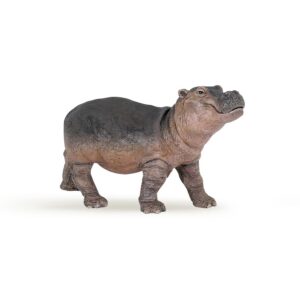PAPO La Vie Sauvage — Figurine bébé hippopotame réaliste