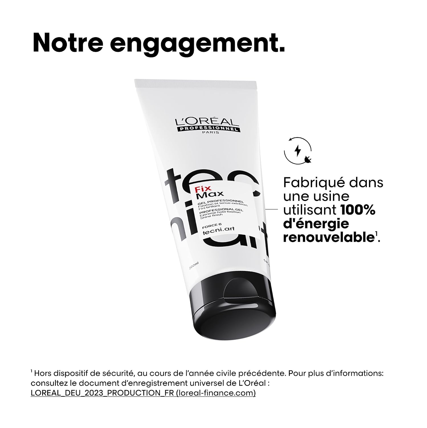 L'ORÉAL PROFESSIONNEL Tecni.Art — Gel coiffant Fix Max 200 ml – Image 6
