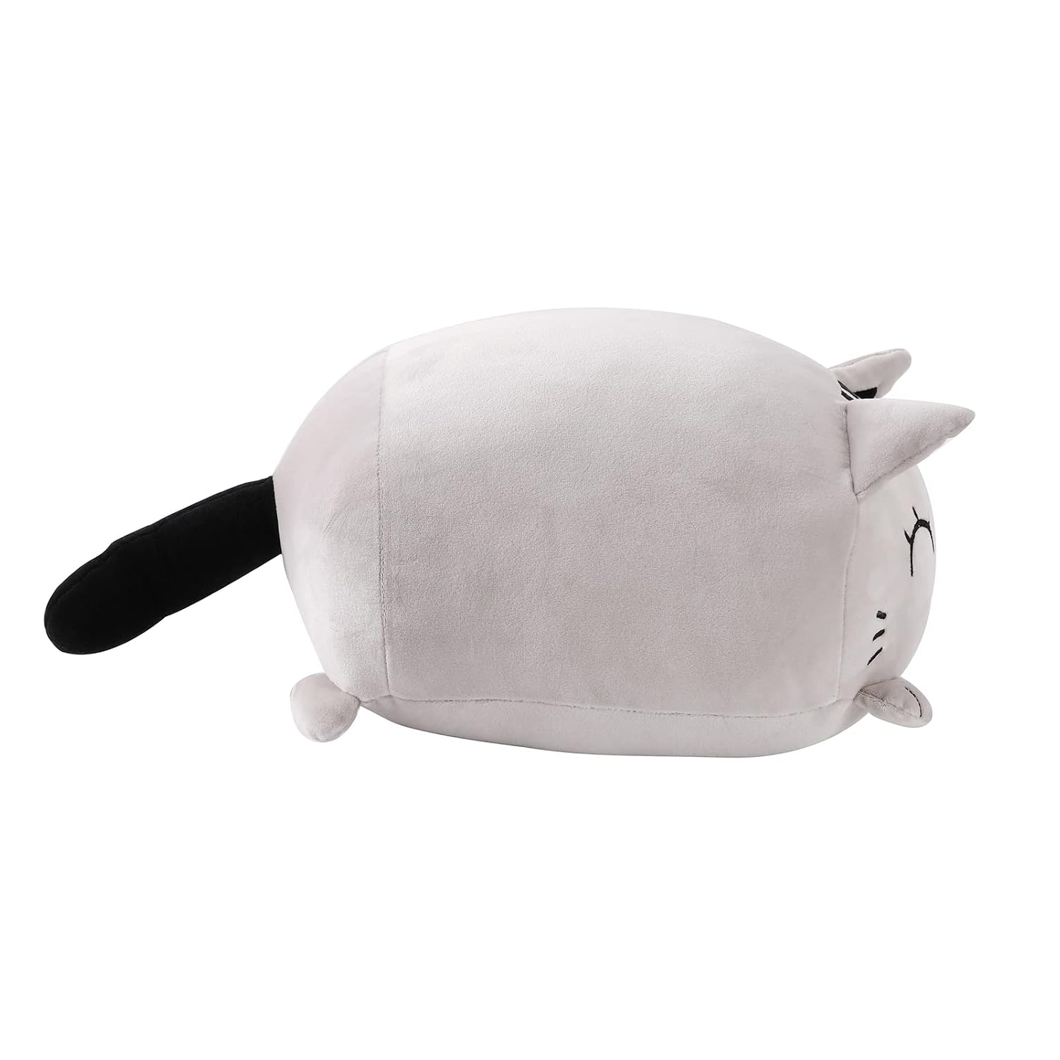 I-TOTAL — Coussin décoratif peluche Chat gris – Image 2