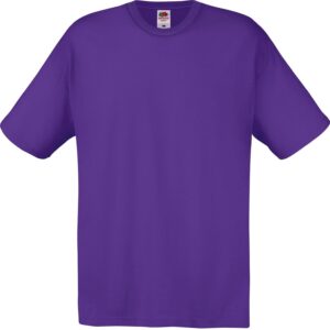 FRUIT OF THE LOOM SS022M — T-shirt violet homme S