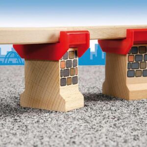 Alternative view of BRIO World 33254 — Supports de Pont x2 pour Circuit en Bois