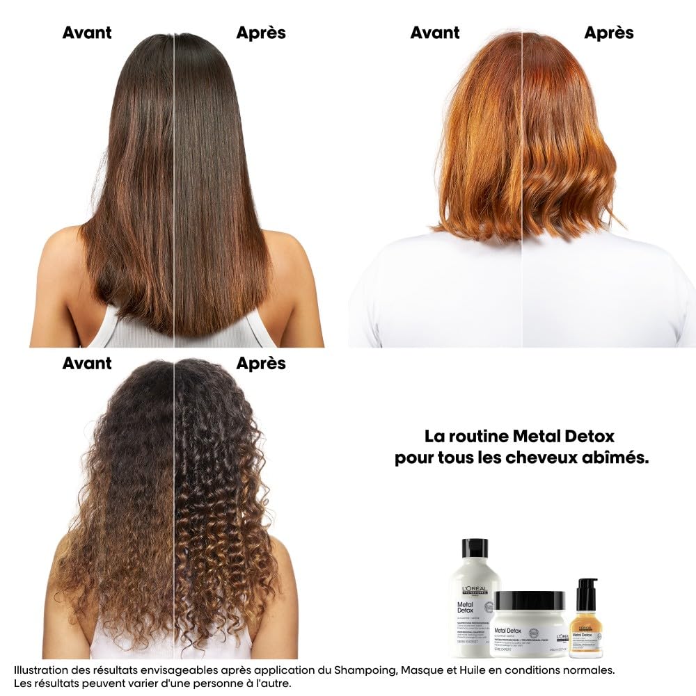 L'OREAL PROFESSIONNEL Metal Detox — crème lavante recharge 500 ml – Image 3