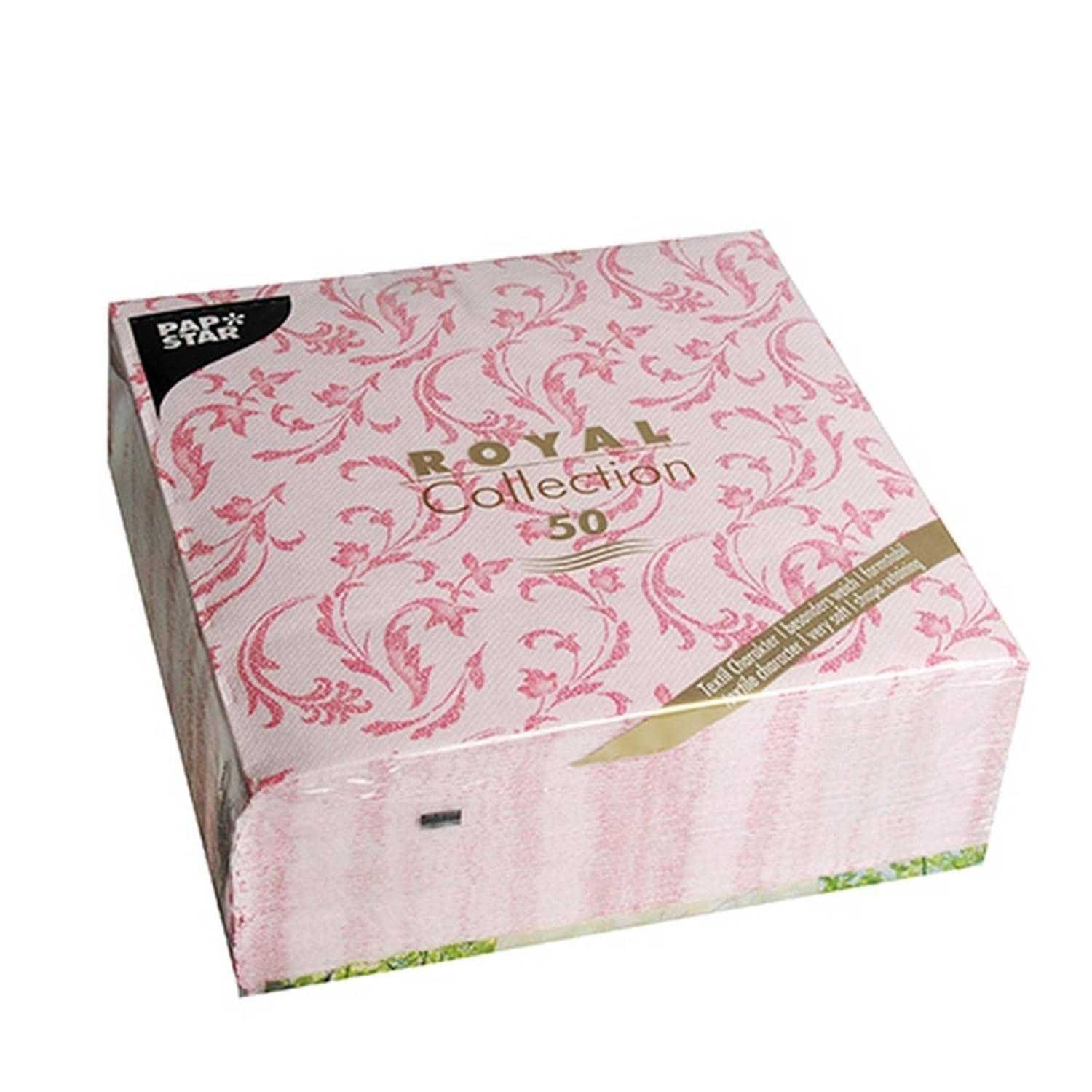 PAPSTAR Royal Collection — 50 serviettes en papier 40 x 40 cm